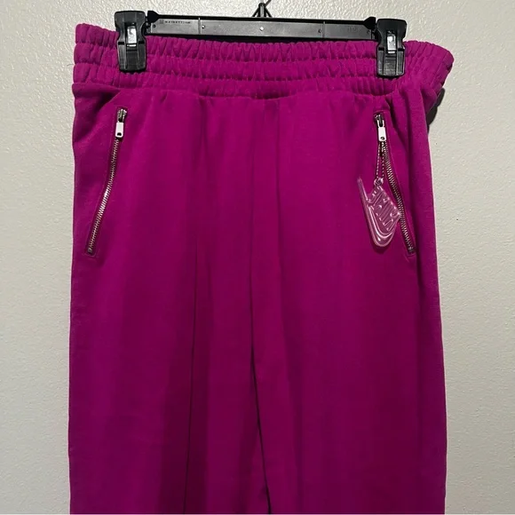 NIKE- NWT Magenta Jogger Sweat pants Size XS - Picture 4 of 7